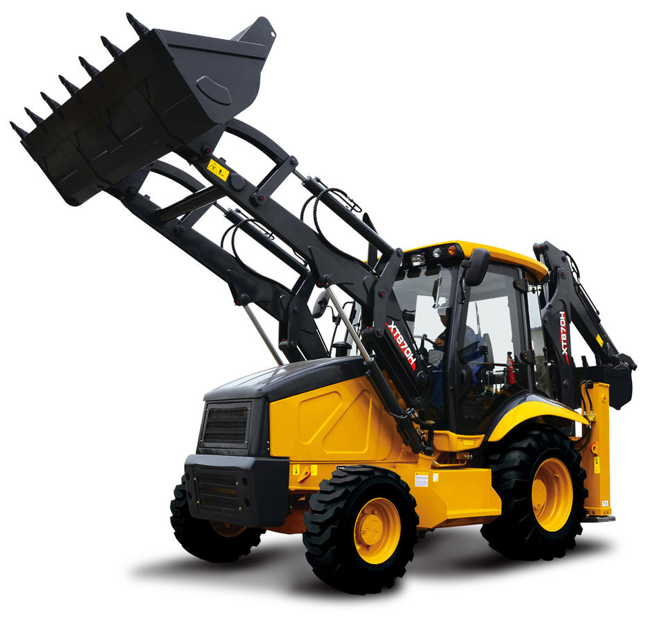 XT870H 2.5Ton Multifunctional Backhoe Loader with High Efficiency for Road Maintenance