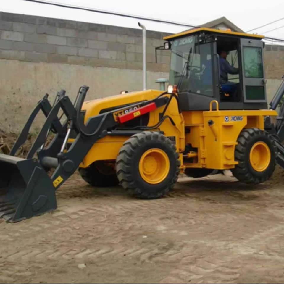 High Quality XT860 2 Ton Backhoe Loader Reliable China Brand Equipment