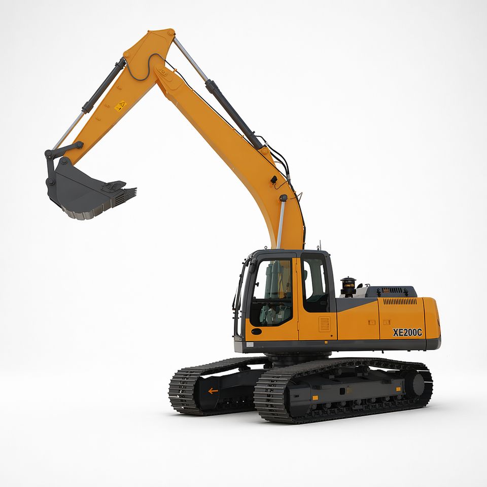 Factory Supply Xuzhou Made 20ton XE200C Crawler Excavator with Cheap Price